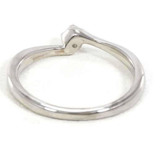 Jewelry Japanese brand 10K White gold ring 10 size Diamond Free shipping Used - Picture 4 of 6