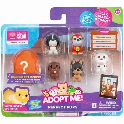 Jazwares Adopt Me! Perfect Pups Playset Dalmatian Golden Chow Chow Egg
