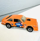 Hot Wheels Blackwall 1978 Flat Out 442 Orange Oldsmobile Stock Car Vintage