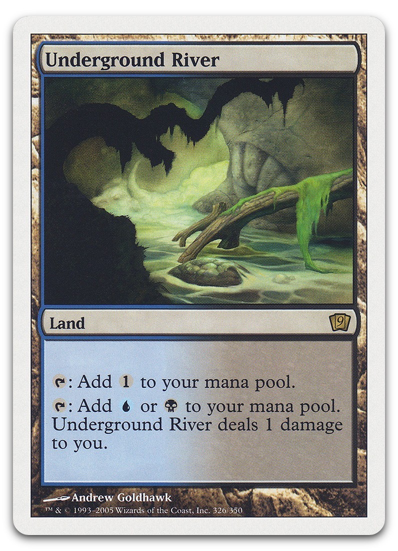 Underground River #326 (LP) 9th Edition 9ED Magic MTG