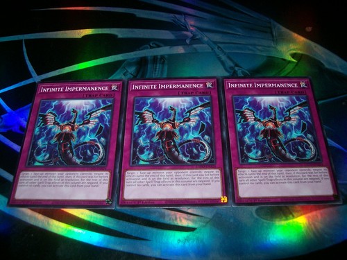 3x Infinite Impermanence 1st Edition Common L5DD-ENA24 Yu-Gi-Oh!