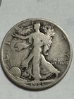 1921-d Walking Liberty Half Dollar, Key Date, Good Condition, Free shipping