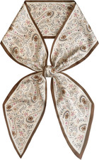 Silk Hair Scarf for Women Fashion Headscarf Lightweight Neck Bandanas for Purse