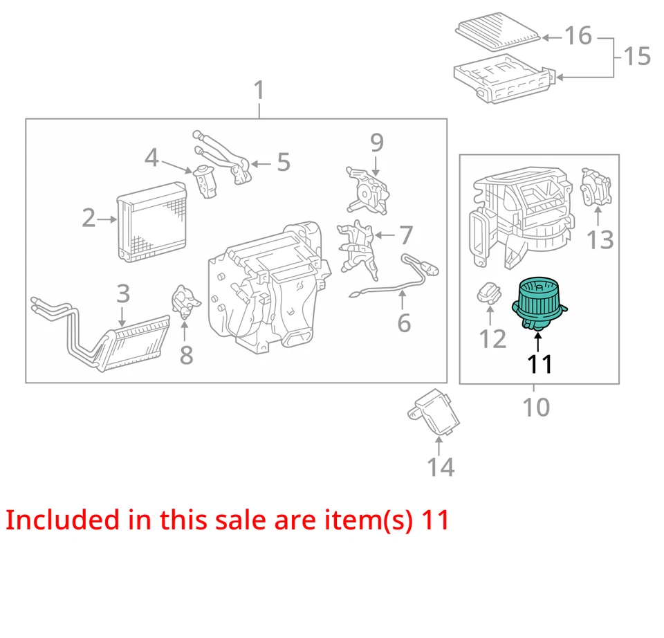 Toyota 4Runner 2006 calefacción aire acondicionado motor fabricante de equipos originales 78 k millas - LKQ398142224 Foto 4 de 4