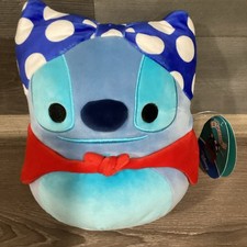 Squishmallow Disney 8" Stitch the Superhero Plush NWT