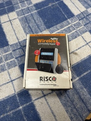 Risco Agility Wireless 2 Wege LCD Näherung Tastatur RW132KPPB01A *UNGETESTET/DEFEKT*