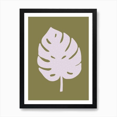 Geige Feige Blatt Kunstdruck gerahmt Wandbild Poster Leinwanddruck Bild