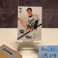 Kenta Moto 2021 BBM Rookie Edition Autographed Card Orix Buffaloes RC 09/10 Use