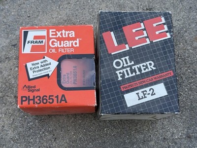 2 Datsun Oil Filter Fram PH3651A Lee LF-2 200SX 280ZX Maxima