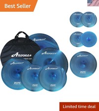 Low Volume Cymbal Blue Mute Cymbal Pack 14"hi-hat 16"crash 18"crash 20"ride 5...