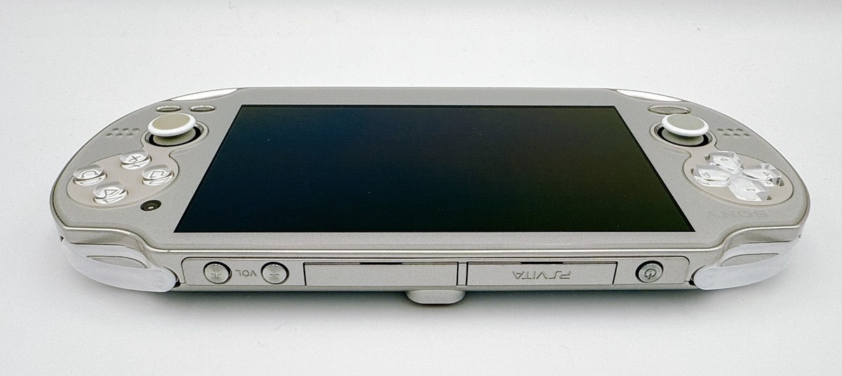 Sony PS Vita PCH-1000 Console Ice Silver Limited Box Very Rare w