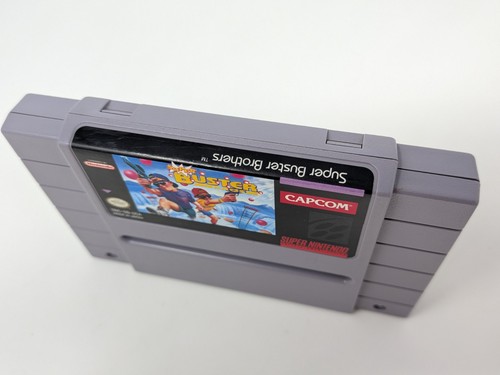 Super Buster Bros (Super Nintendo, SNES) *Authentisch - Gereinigt - Getestet* - Bild 4 von 10