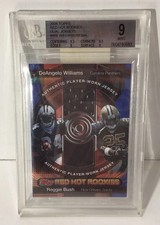 Reggie Bush DeAngelo Williams 2006 Topps Red Hot Rookies Dual Jerseys /50 9 Mint