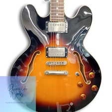 BURNY Electric Guitar 335 Type Vintage Style Used JP