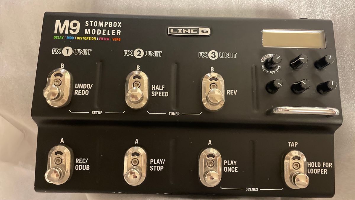 Line6 M9 Stomp box Modeler Multi-Effects Guitar Effect Pedal #0003