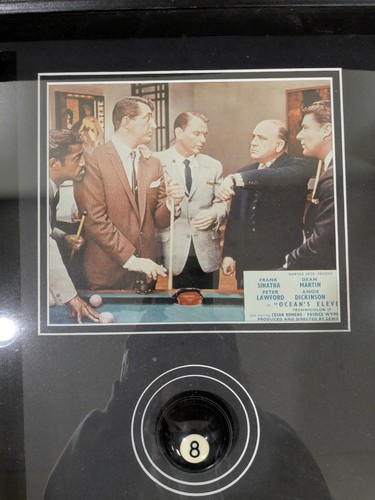 Oceans 11- Rat Pack Rare Framed Memorabilia 19.25" L X 15.25" W X 2"D - Picture 3 of 5