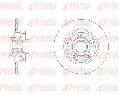 REMSA 62138.20 Brake Disc