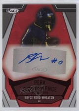 2023 SAGE Low Series Peak Performance Red Bryce Ford-Wheaton #PKA-BFW Auto 18t1