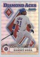 1999 Bowman Chrome Diamond Aces Refractor Sammy Sosa #DA16