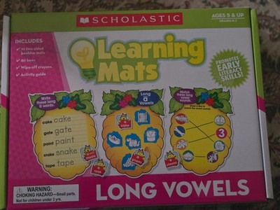 Scholastic Learning Mats Long Vowels