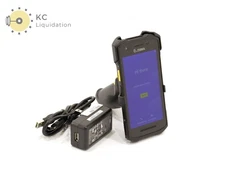 Zebra TC26AK Mobile Computer w/ TRG-TC2Y-SNP1 Handle + Zebra AC Adapter