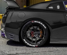 Tire Lettering Fits Gtr Stickers 16-22 Set For 4 Tires Decal -0.75 8xpcs