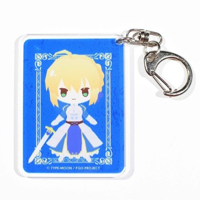 Fate/Grand Order x Sanrio Saber Artoria Pendragon Acrylic Block Keychain FGO