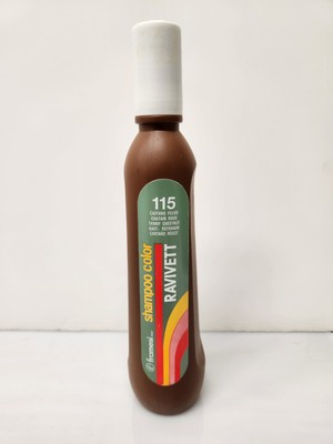 VINTAGE Framesi Italy Shampoo Color Ravivett 115 Brown Chestnut Bottle NOS Prop