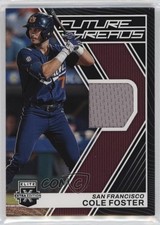 2023 Panini Elite Extra Edition Future Threads Cole Foster #FT-CF 1v1