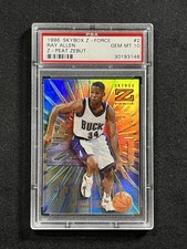 1996-97 Skybox Z-Force Z-Peat ZEBUT #2 Ray Allen PSA 10 POP 3 RC ROOKIE HOF
