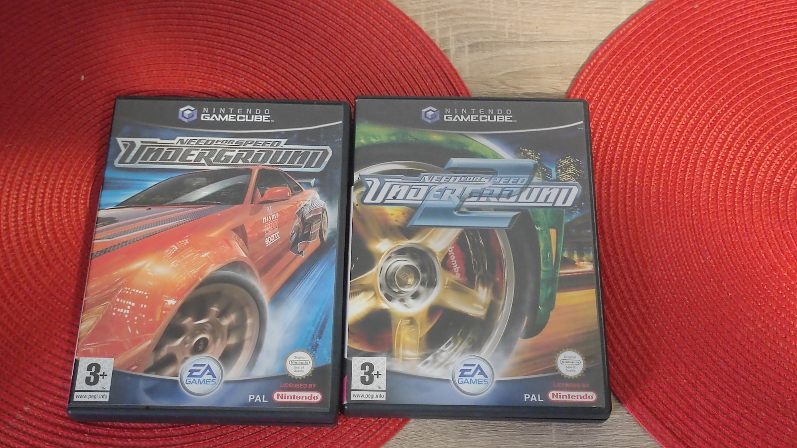 ✅ NEED for SPEED UNDERGROUND 1 et 2 GAMECUBE GAME CUBE BE complet