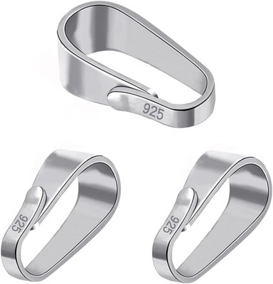 Collierschlaufen 925 Sterling Silber 9mm für Kettenanhänger & DIY Schmuck