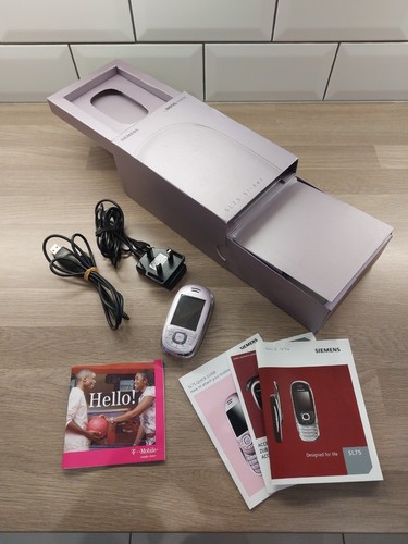 Siemens (BenQ) SL75 Pink Sliding Phone, Original Box, No Sim