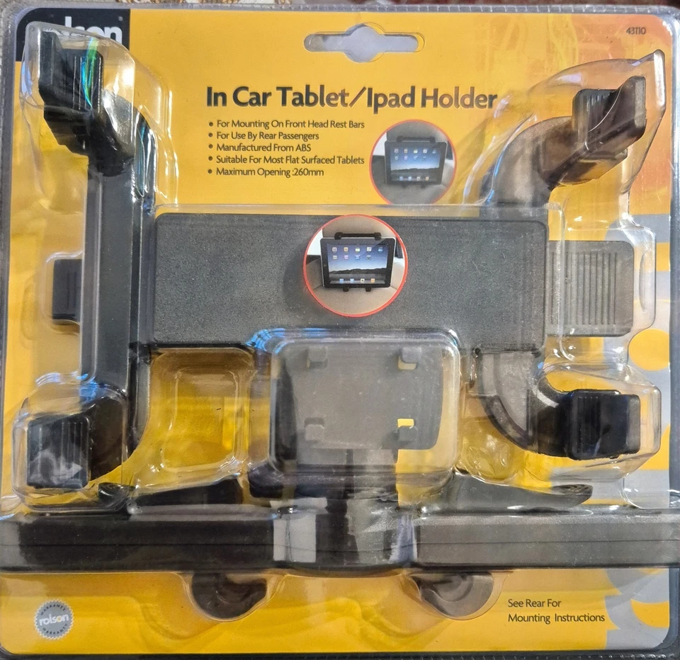 Tablet-/iPad-Halterung für das Auto.