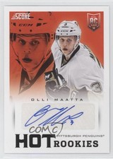 2013 Rookie Anthology Score Update Hot Rookies Signatures Olli Maatta Auto 0c3