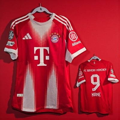 BAYER MUNICH FC HOME 25/26 Retro - KANE # 9 - Medium  (Run Small)