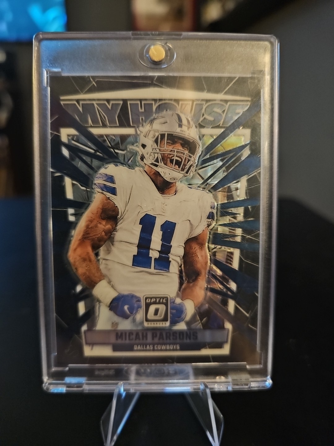 2023 Panini Donruss Optic - My House Micah Parsons #18 Black Pandora Prizm /25