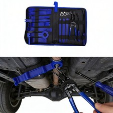 19pcs Trim Removal Tool Set Hand Tools Pry Bar Panel Door Interior Clip Kits Car