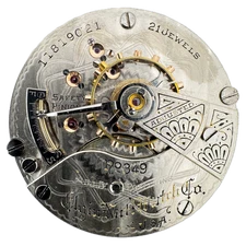 Antique 18s 1905 Elgin 21j Mechanical Railroad Pocket Watch Movement 349 USA