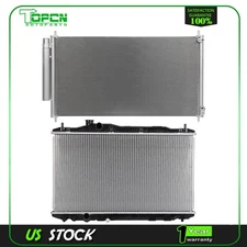 Fits 2012-2015 Honda Civic Replacement Radiator & Condenser Cooling Assembly
