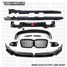 F�R BMW X3 G01 LCI AERO BODY KIT FRONT SPLITTER HECKDIFFUSOR SEITENSCHWELLER SPOILER
