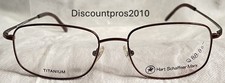 Hart Schaffner Marx T-142 Eyeglasses Frame Brown 55-18-150