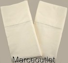 Hudson Park Luxe Linens Supima Cotton Silk Blend STANDARD Pillowcases Ivory — photo 3