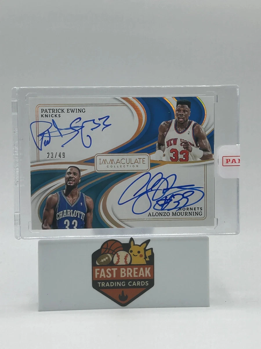 Alonzo Mourning Basketball Autographed Sports Trading Cards