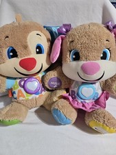Fisher-Price Laugh  Learn Smart Stages Puppy  Sis Plush Toy Bundle Interactive