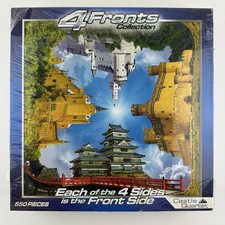 Castle Quartet Puzzle 4 Fronts Collection 550 Piece NEW SEALED
