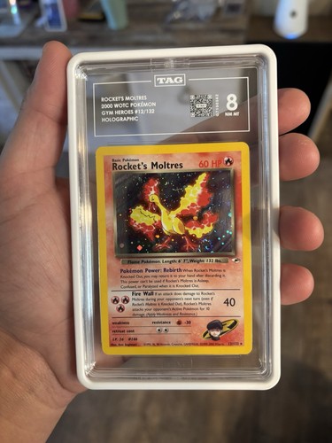 Rocket's Moltres (Unlimited) graded TAG 8 for sale on eBay
