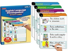 Lakeshore English Language Development Activity Cards Grades K-2 - LL573 Sealed 