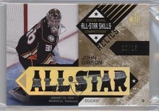 2016-17 SP Game Used All-Star Skills Relic Blends 10/15 John Gibson Patch 0c3