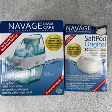 Navage Nasal Irrigation Starter Bundle: Navage Nose Cleaner W/ 30 Salt Pods